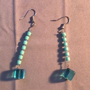 I am selling blue earrings